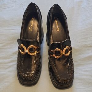 Circus NY by Sam Edelman Platform Black Loafers 9.5